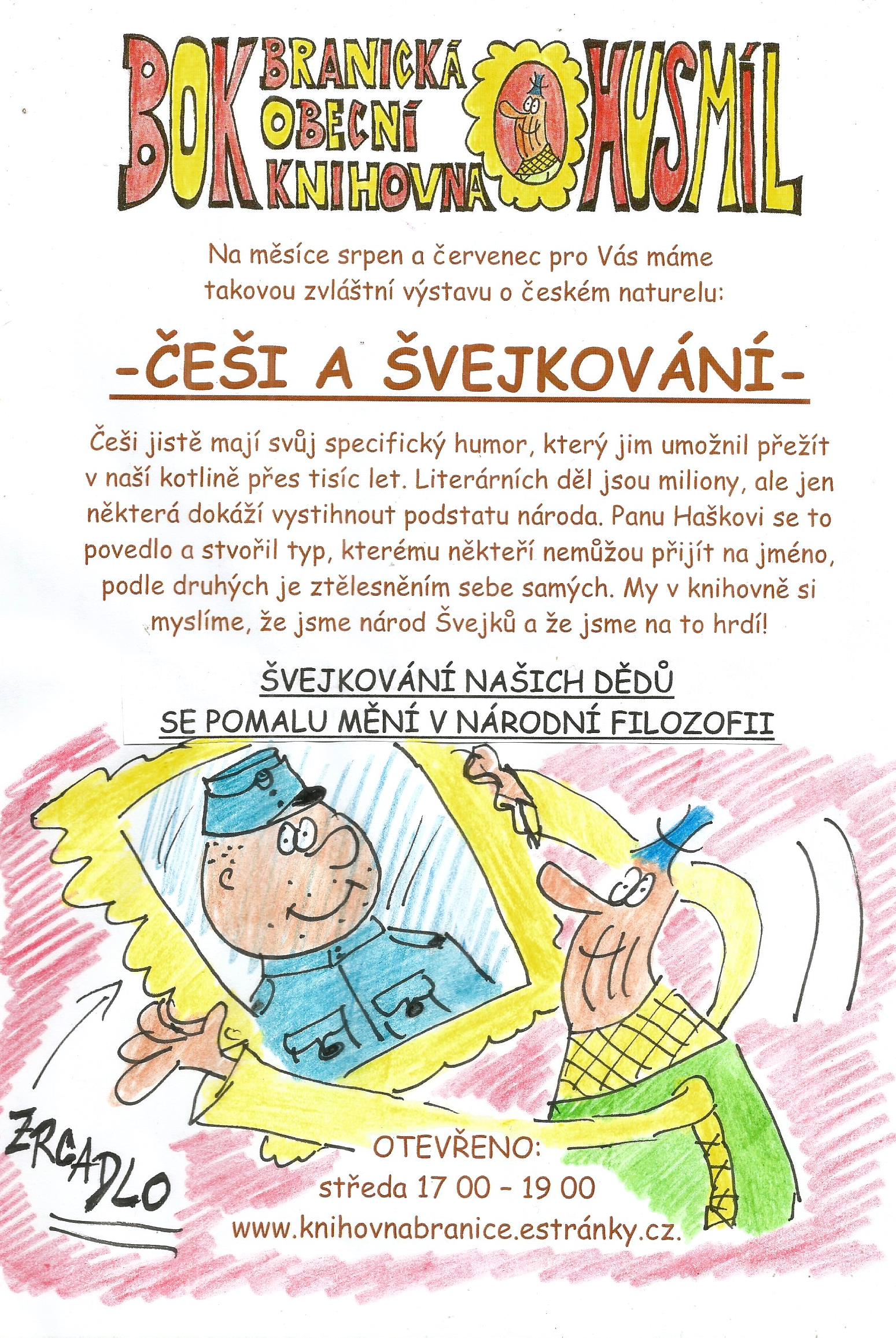 Plakát: Češi a švejkování